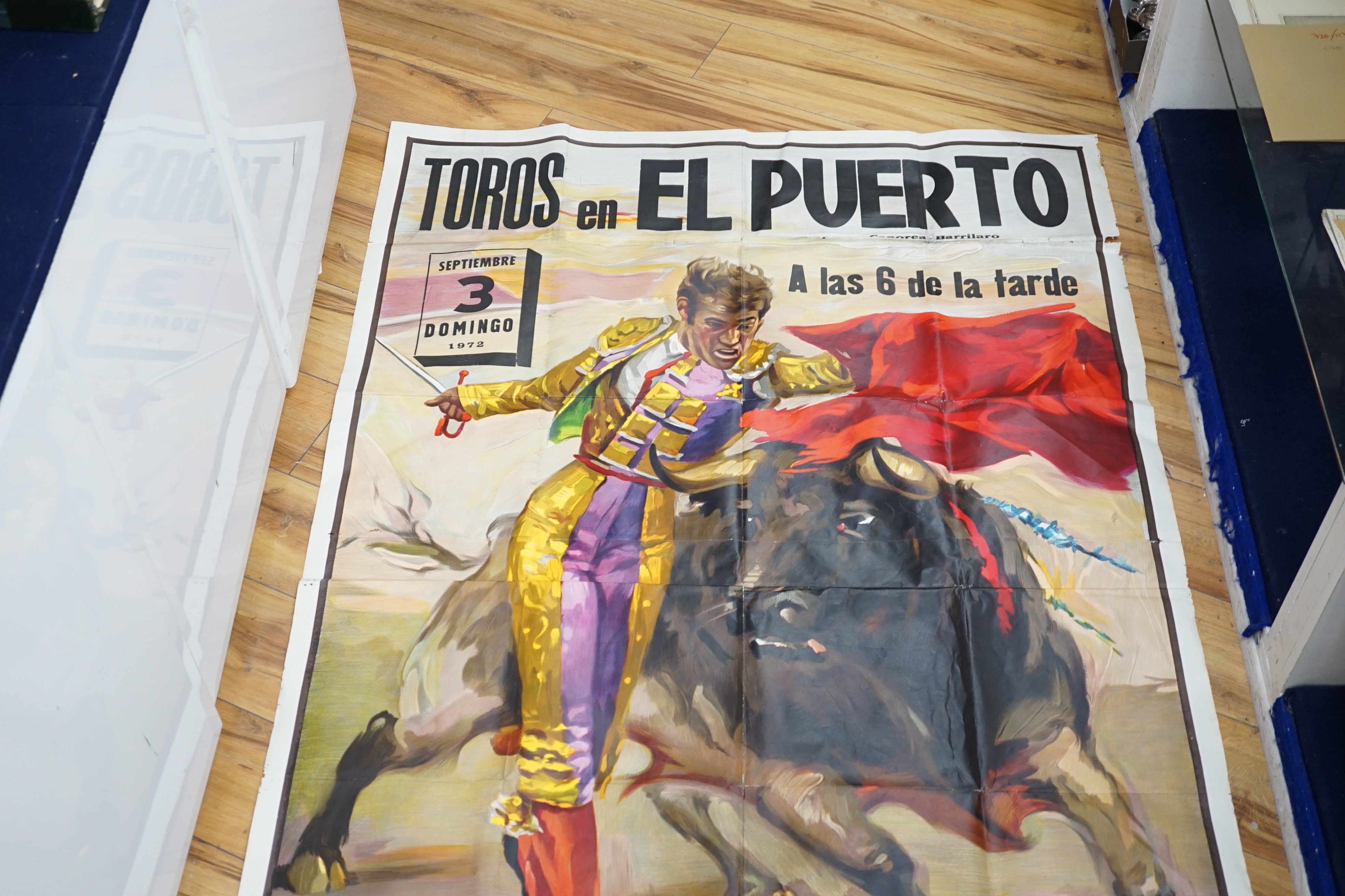 Spanish Matador circus poster - 230cm high